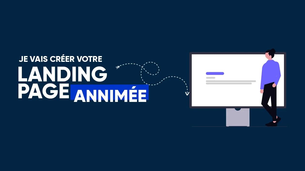 Je vais créer votre landing page interactive ,responsive et animée