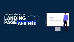 Je vais créer votre landing page interactive ,responsive et animée image 1